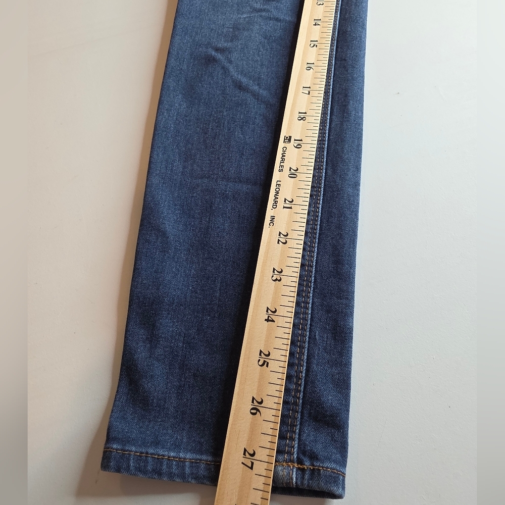 WHBM Sz 4 Skimmer Skinny Jeans Blue Stretch Casual Designer Bx-3157 - Picture 5 of 5